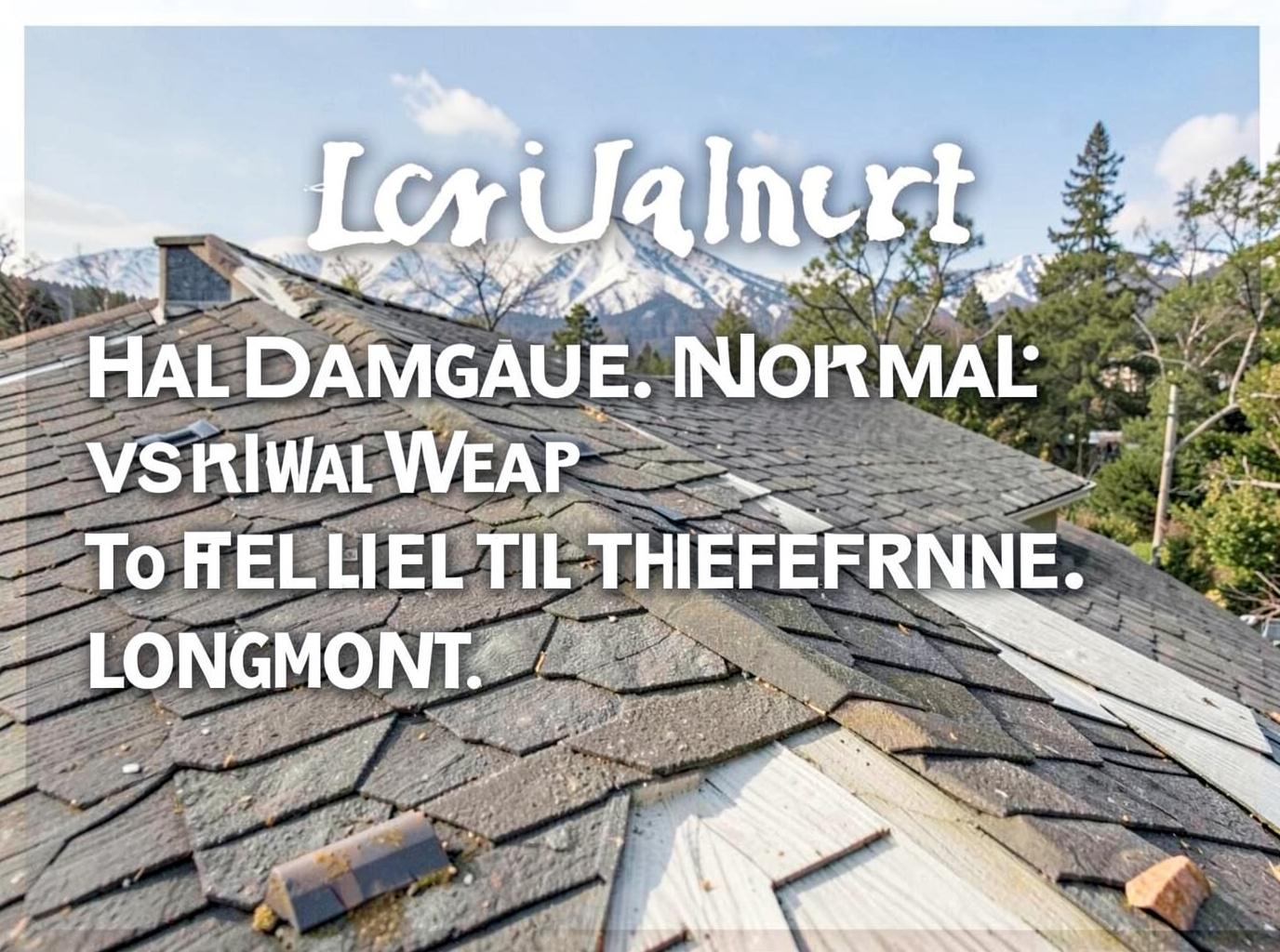 Hail Damage vs. Normal Wear: How to Tell the Difference